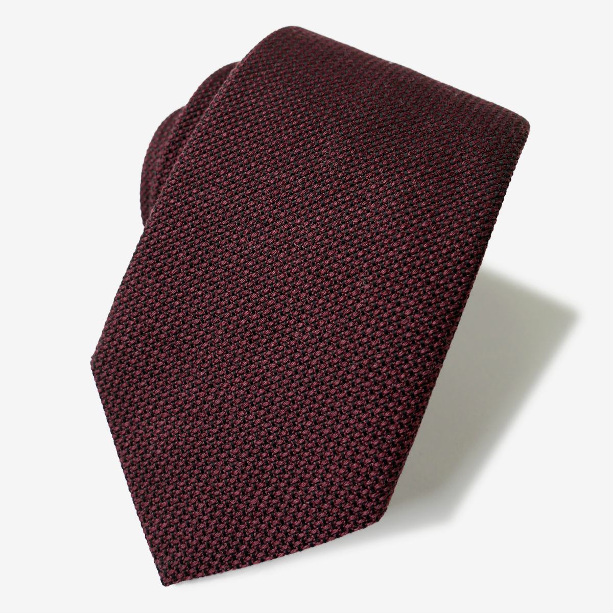 Carlo Pozzi｜Wool Tie｜ボルドー