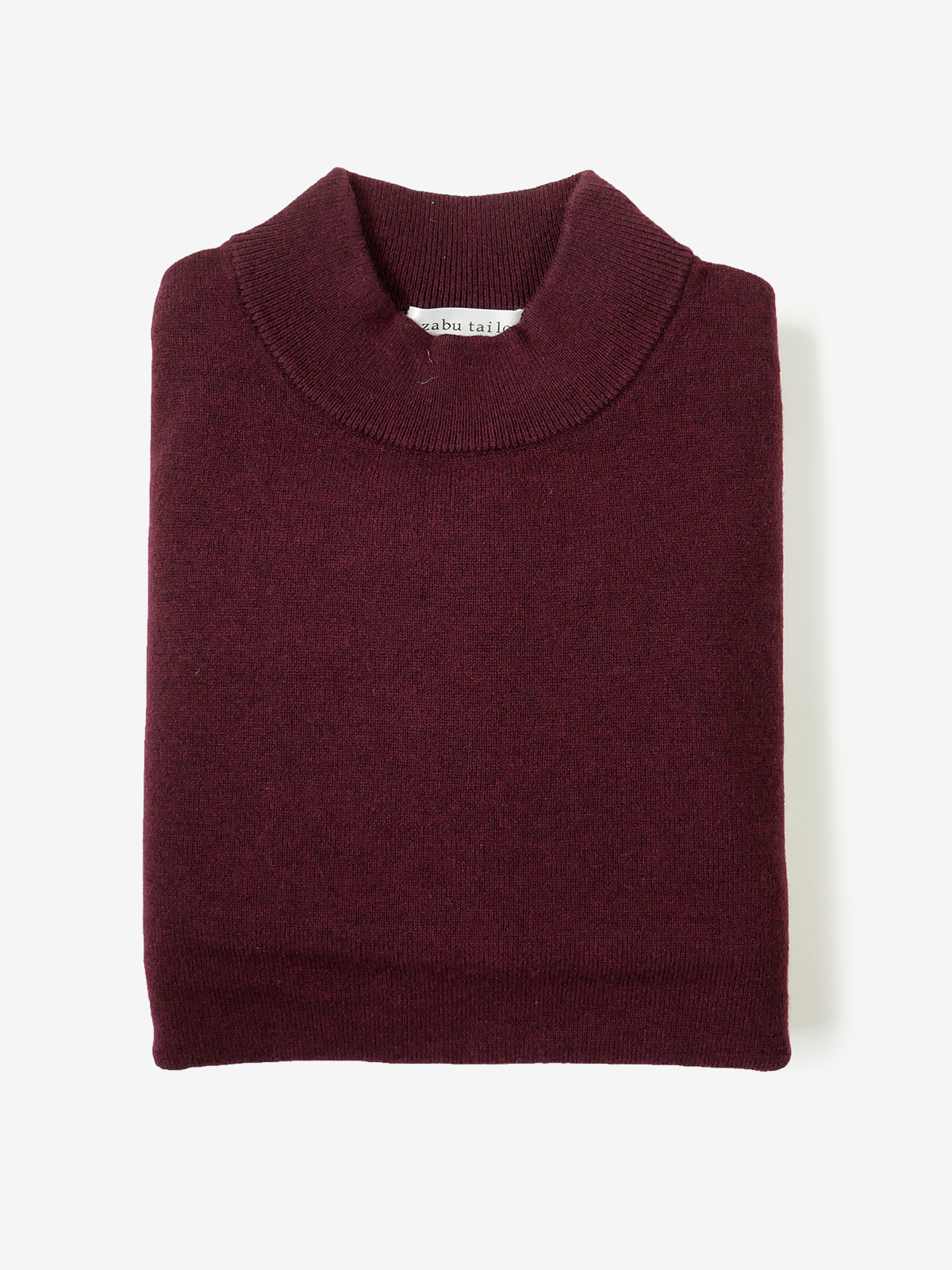 Mock-Neck Sweater｜ボルドー