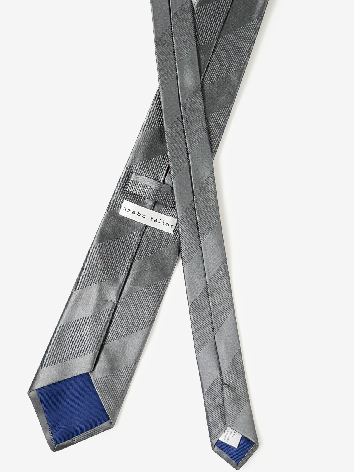 Striped Necktie｜グレー