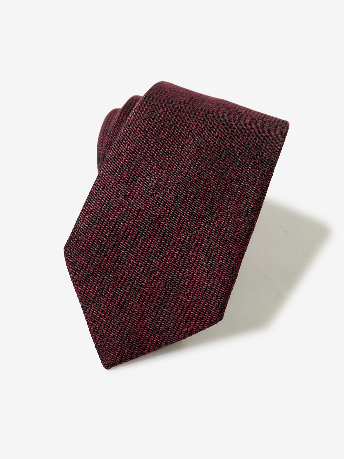 Classico Seta｜Cotton Wool Tie｜ボルドー