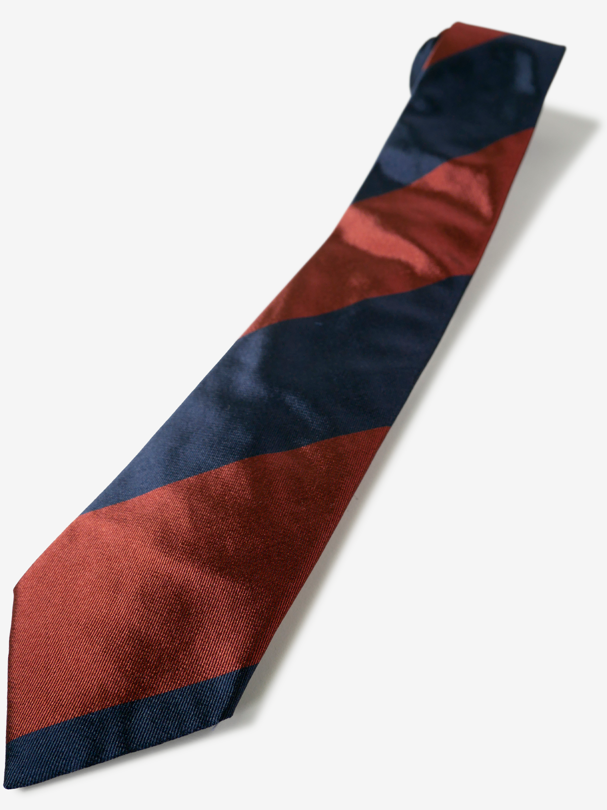 Classico Seta｜Block Stripe Tie｜レッド