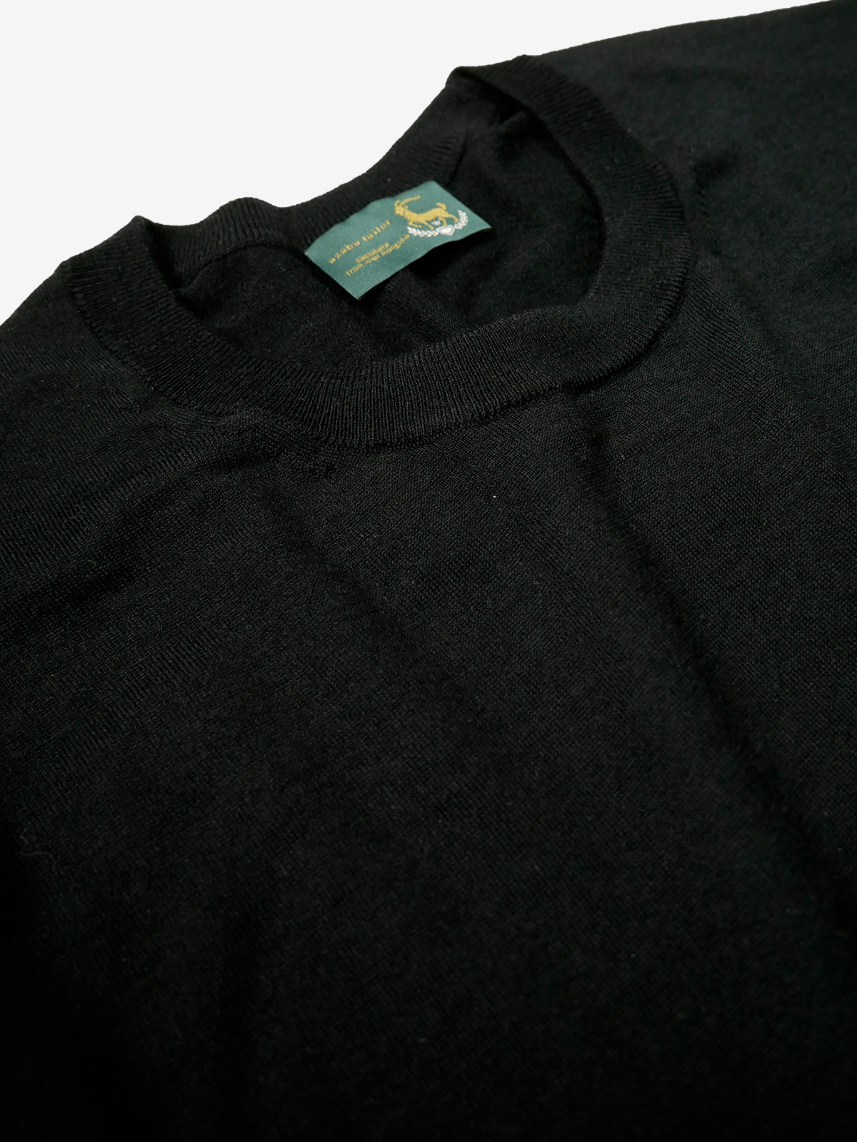 Cashmere Knit T-Shirt｜ブラック