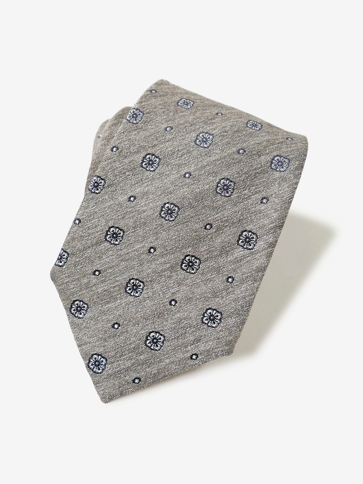 Classico Seta｜Neat Tie｜グレー