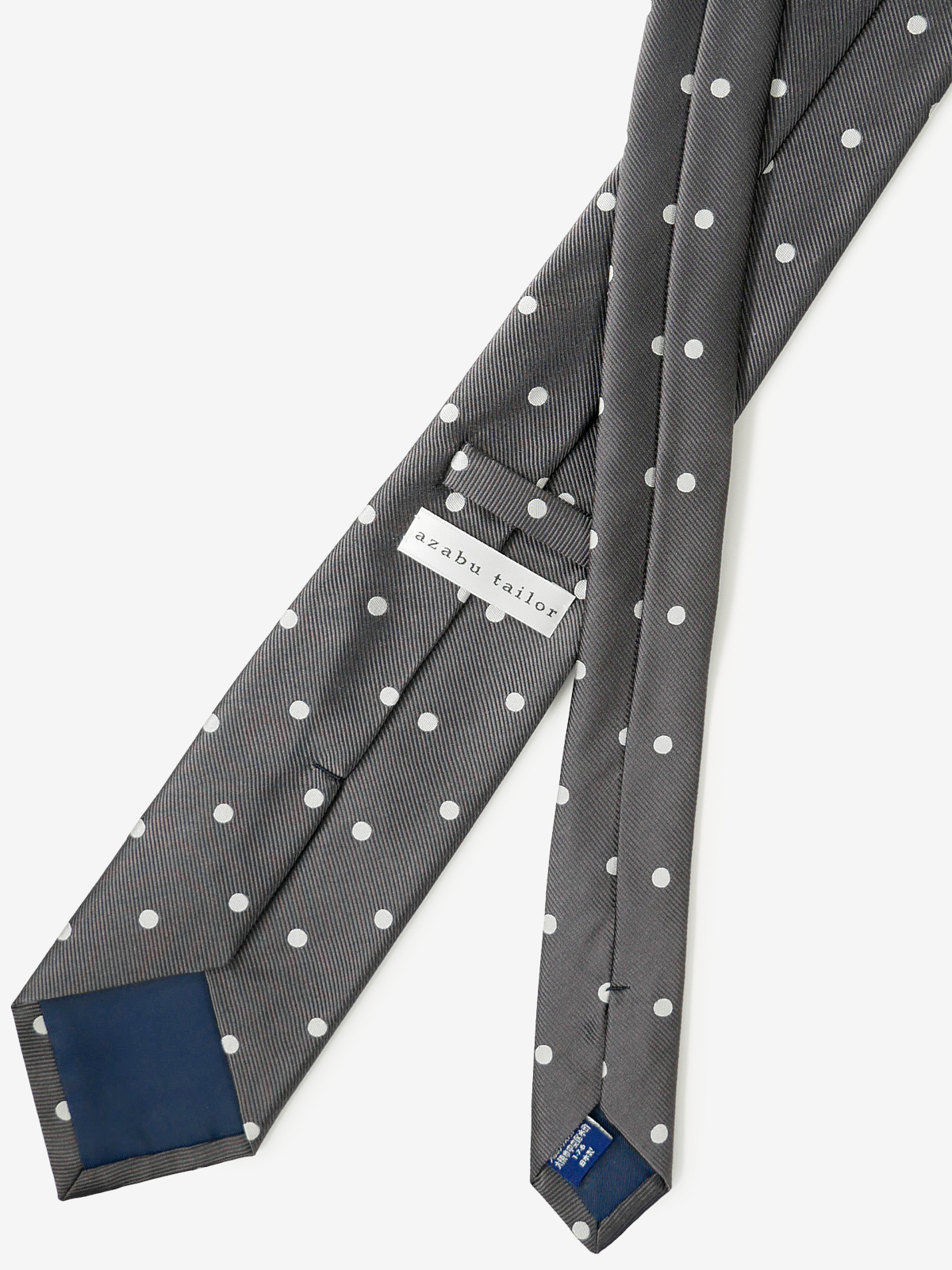 Polka Dot Tie｜グレー