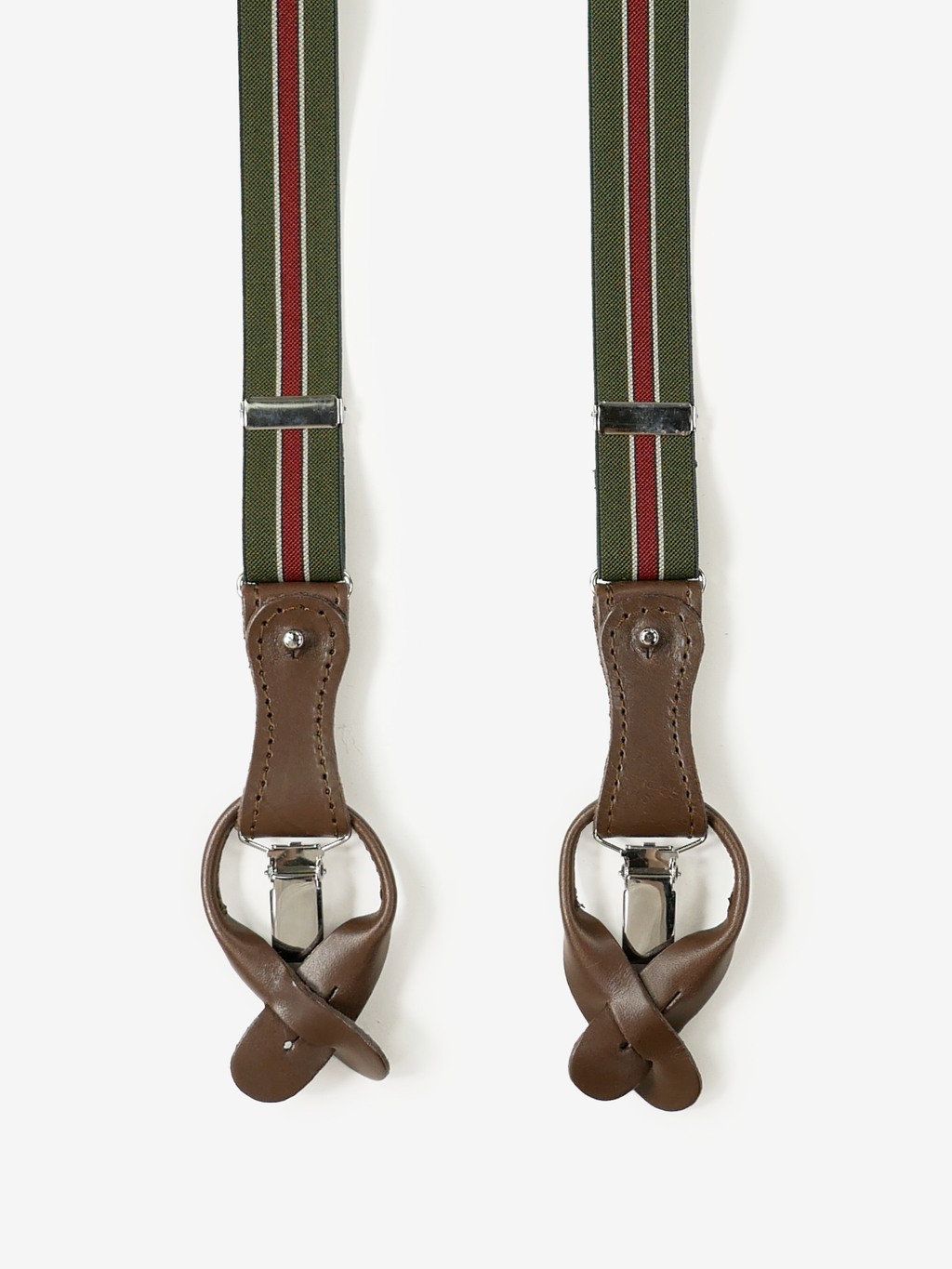 ラ・デュカル|ストライプサスペンダー|グリーン ラ・デュカル|ストライプサスペンダー|グリーン