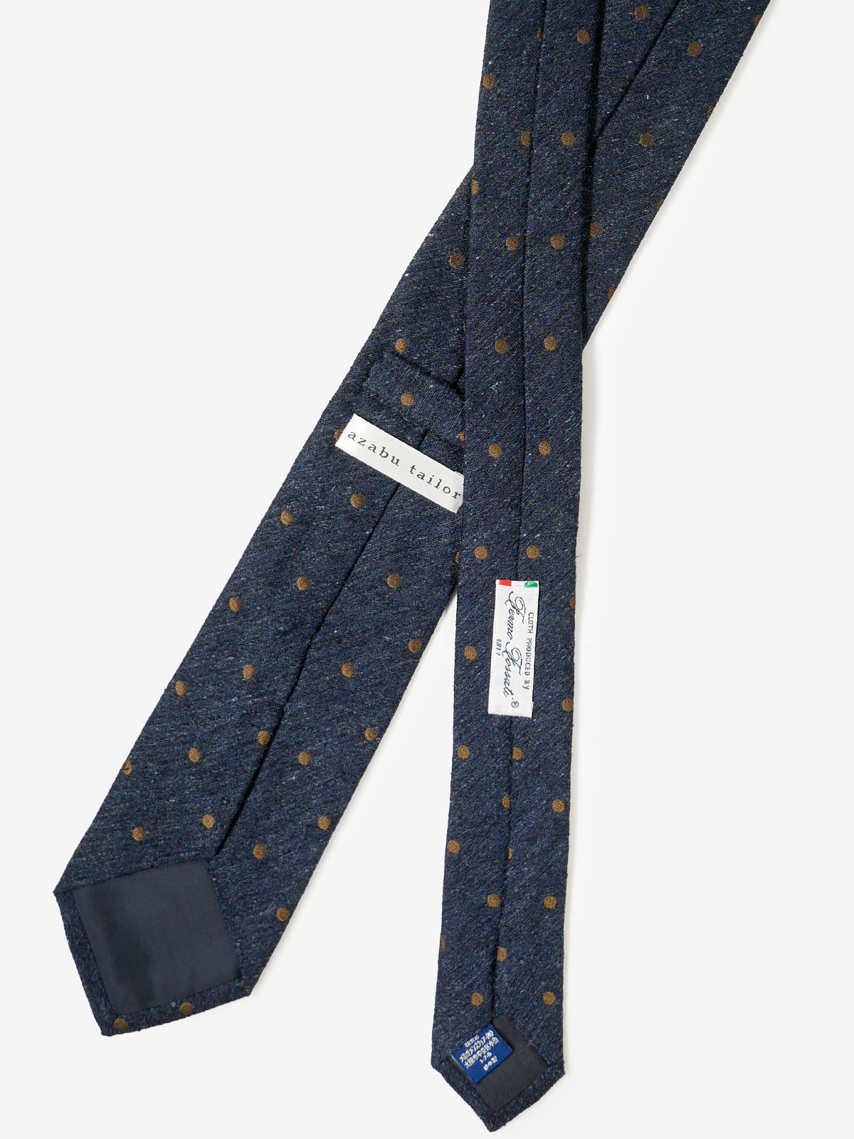 Fermo Fossati｜Polka Dot Tie｜マスタード