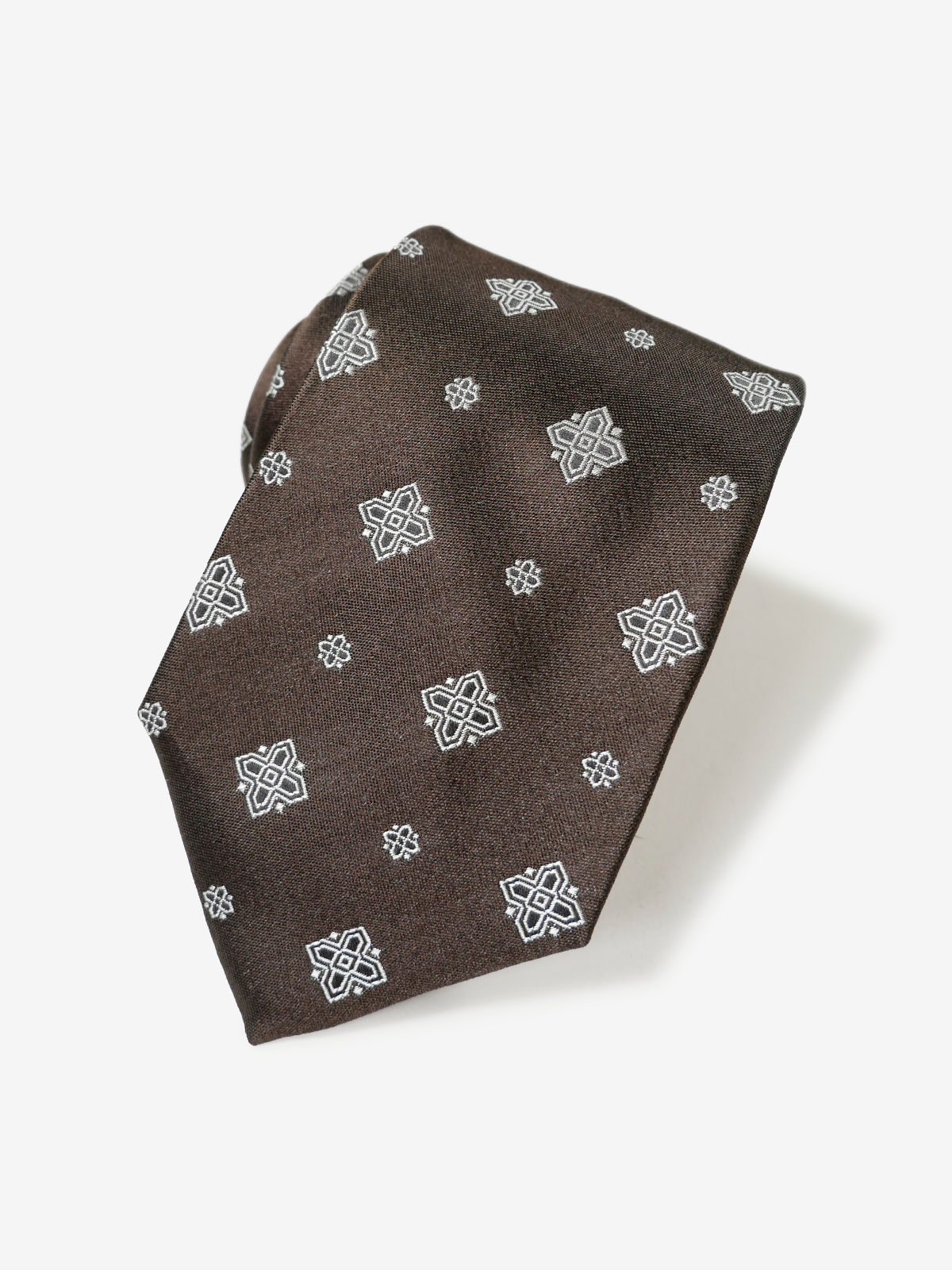 Classico Seta｜Medallion Tie｜ブラウン