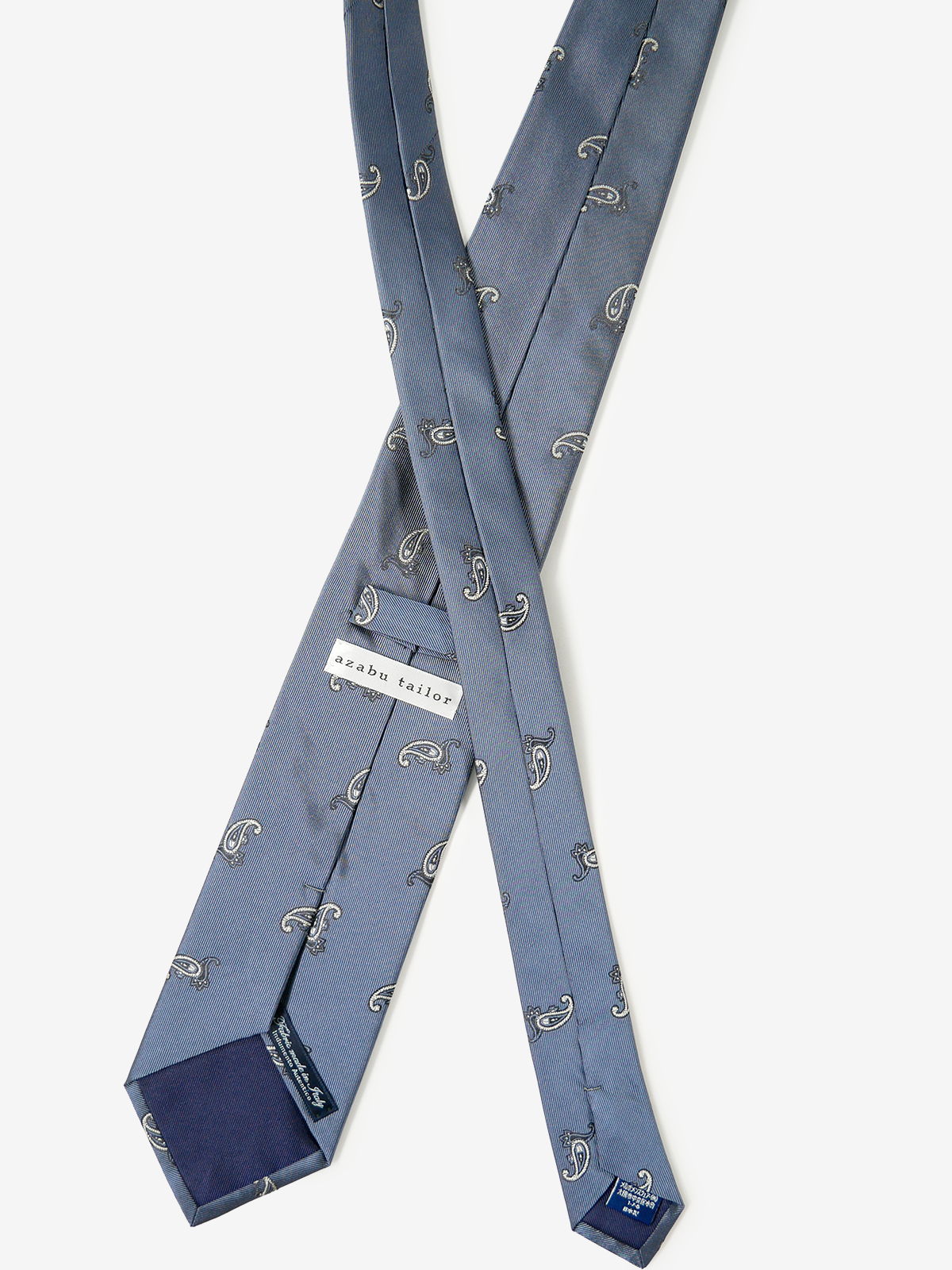 Classico Seta｜Paisley Neat Tie｜ブルー