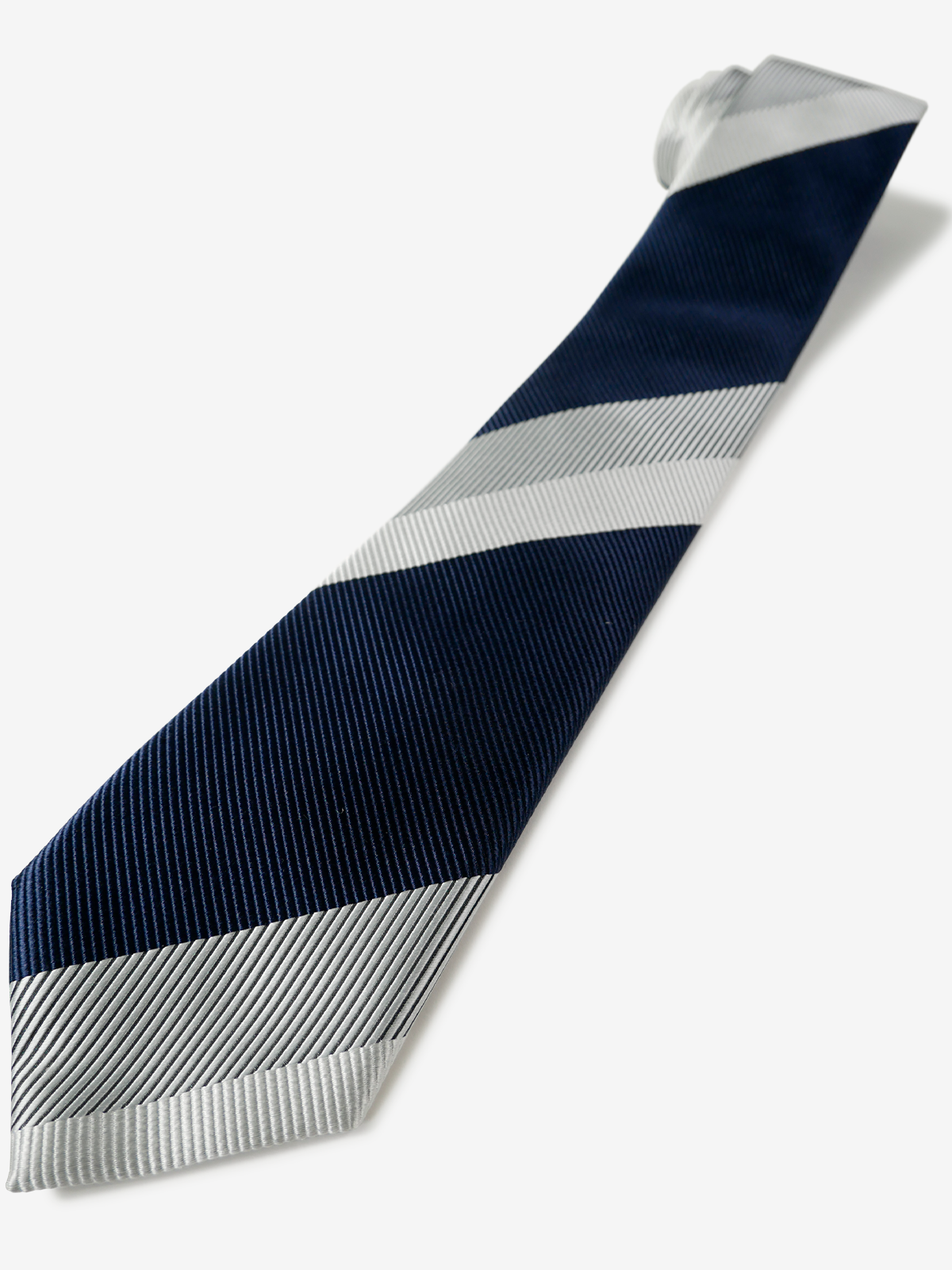 Azabu Tailor 25th Stripe Tie｜ネイビー