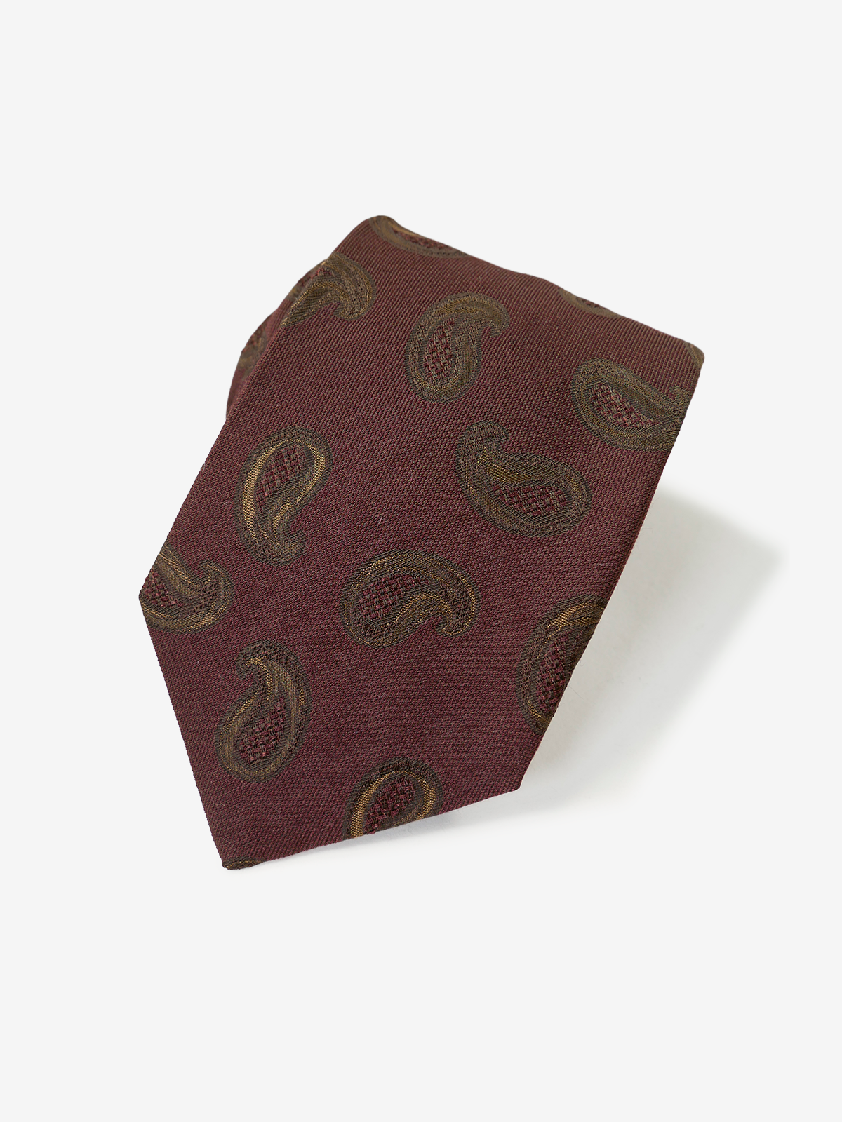 Fermo Fossati｜Paisley Tie｜ボルドー