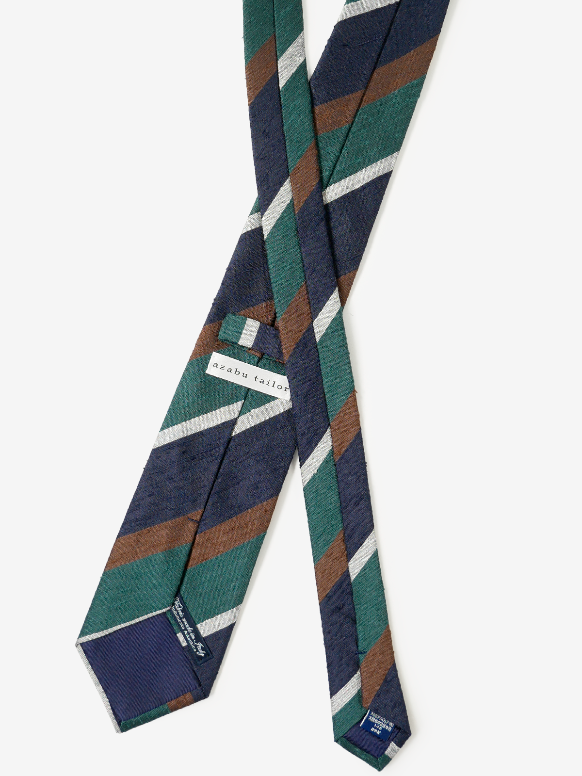 Classico Seta｜Stripe Tie｜グリーン