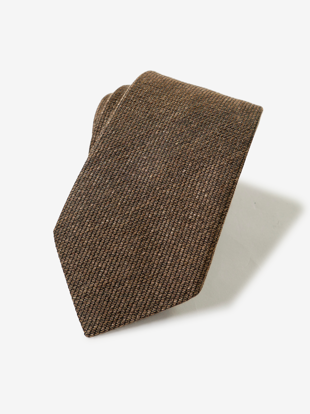 Classico Seta｜Cotton Wool Tie｜ブラウン