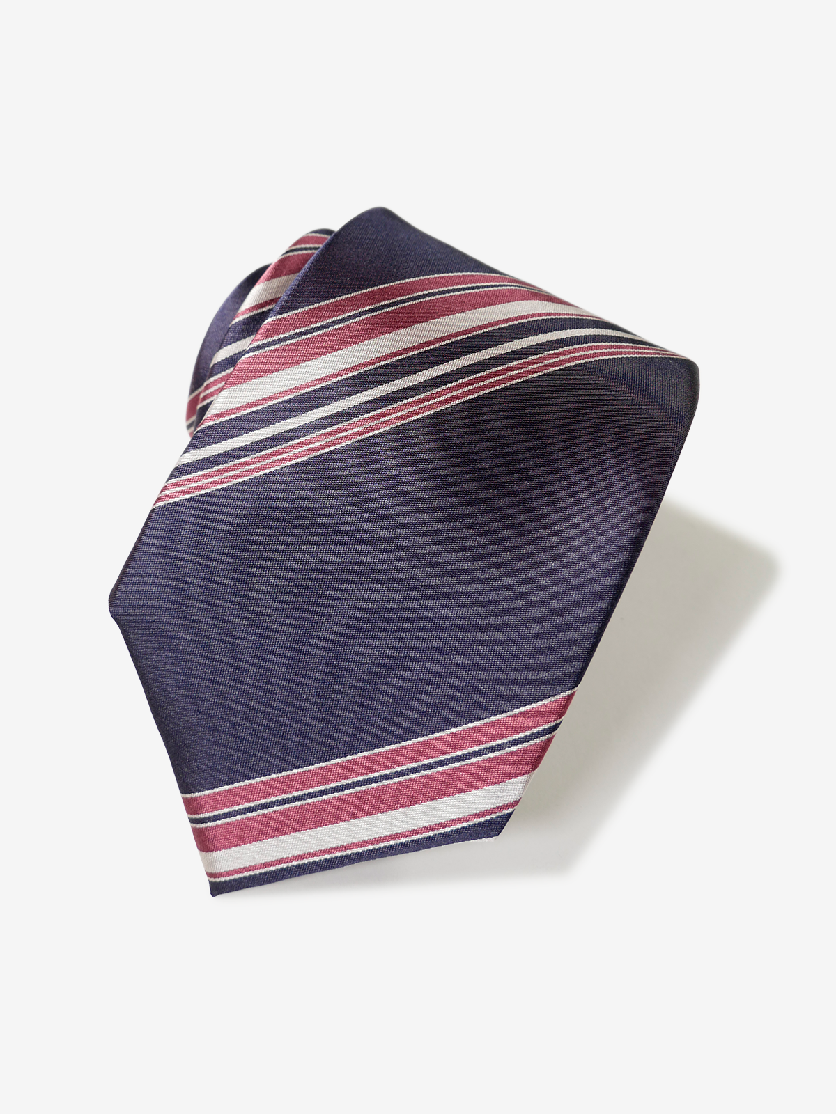Classico Seta｜Stripe Tie｜ピンク