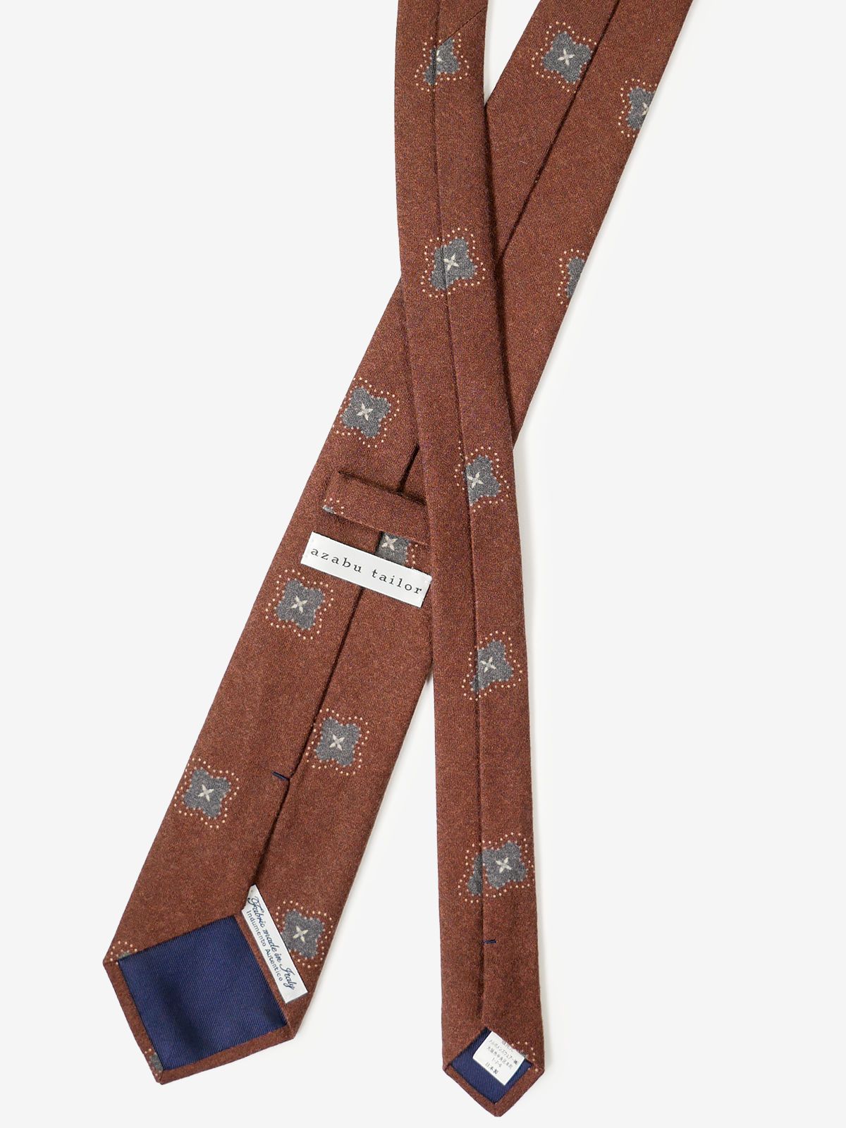 MIAN ｜Wool Tie｜テラコッタ