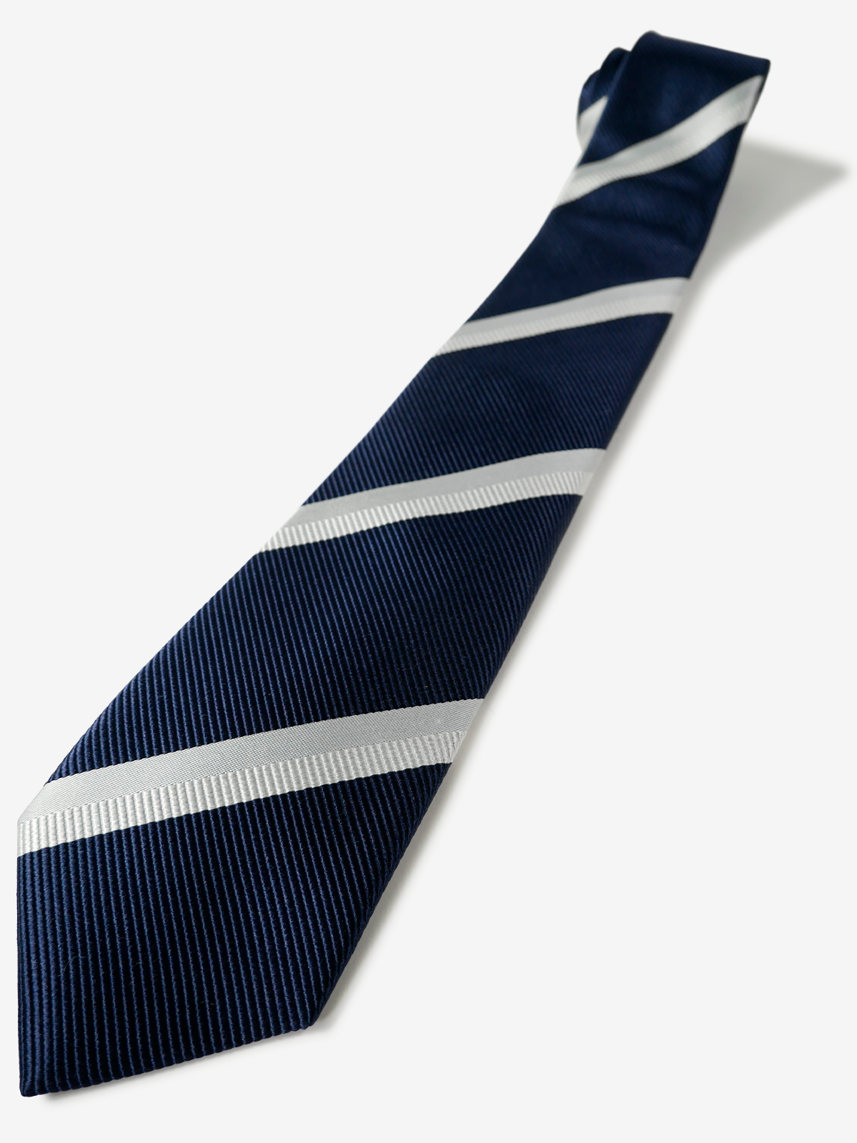 Azabu Tailor 25th Stripe Tie｜ネイビー