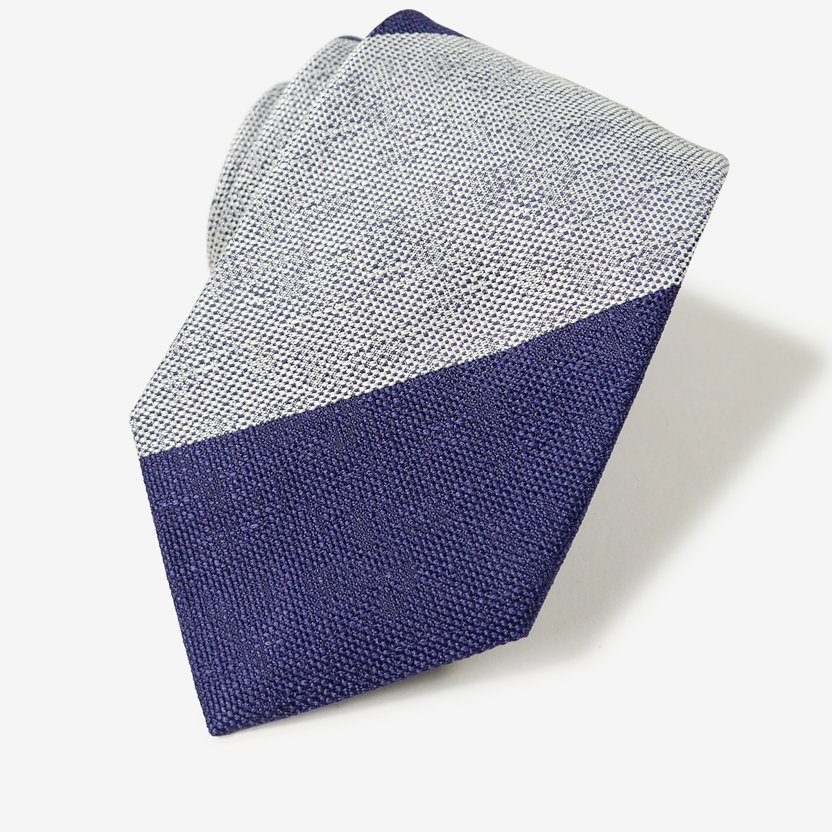 シーワード＆スターン｜ストライプネクタイ｜ネイビー