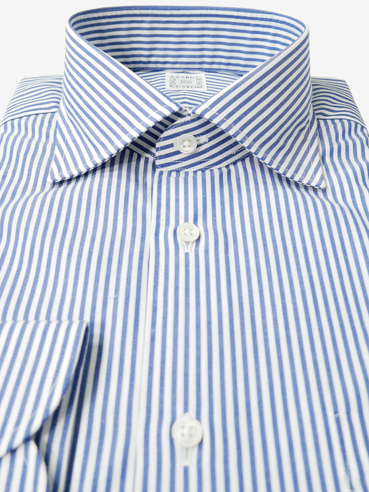 Striped Classic Fit Shirt｜ネイビー