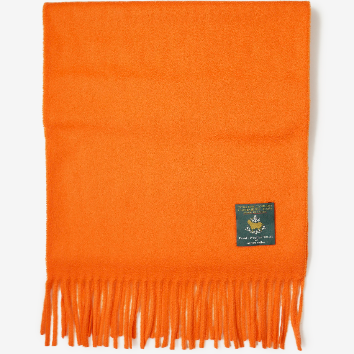 麻布テーラー|カシミヤマフラー|オレンジ 麻布テーラー|カシミヤマフラー|オレンジ