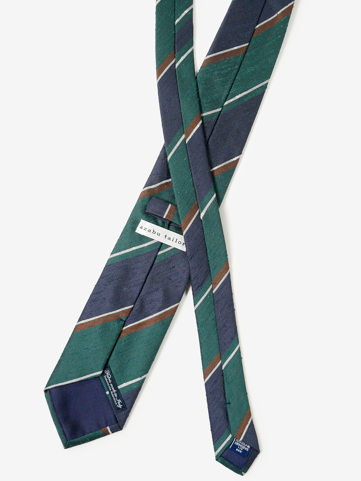 Classico Seta｜Stripe Tie｜グリーン