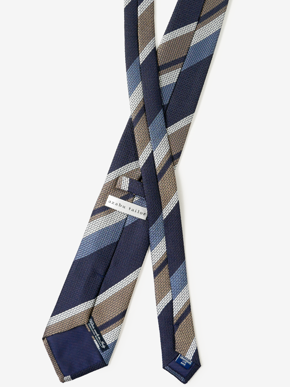 Classico Seta｜Stripe Tie｜ベージュ