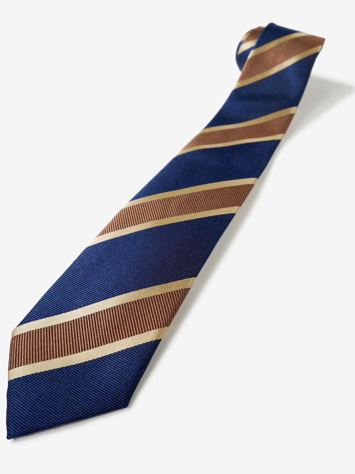 Striped Necktie｜ブラウン