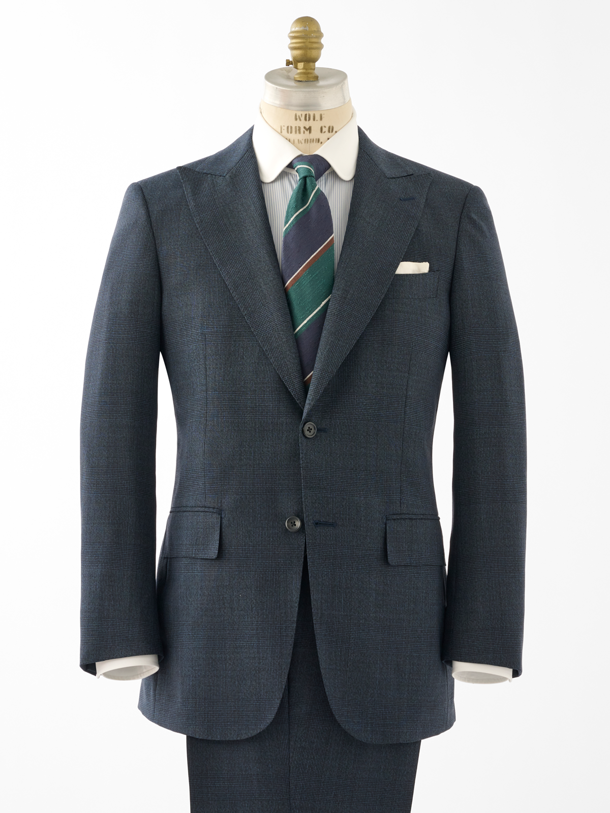 Classico Seta｜Stripe Tie｜グリーン