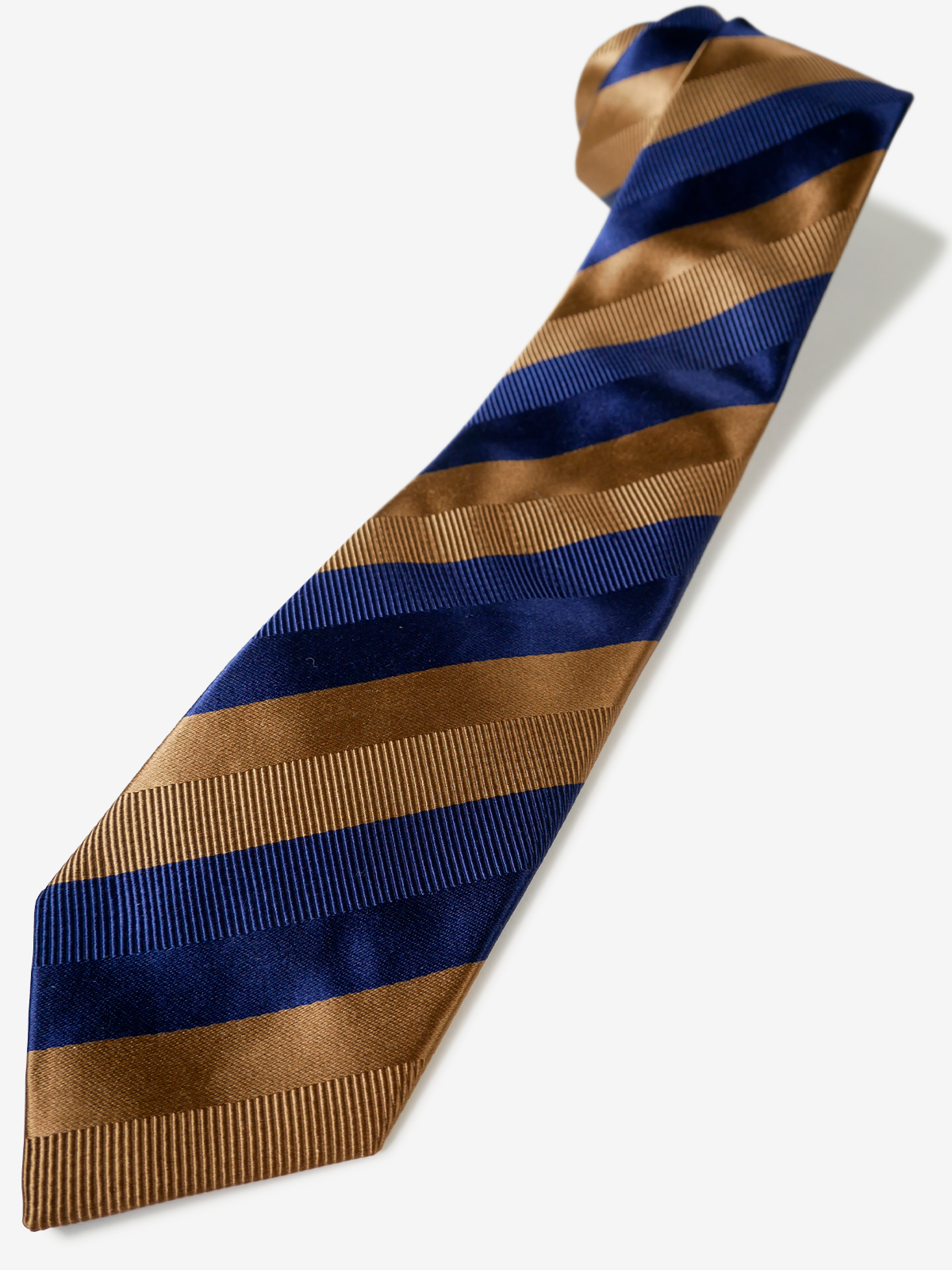 Striped Repp Tie｜ネイビー