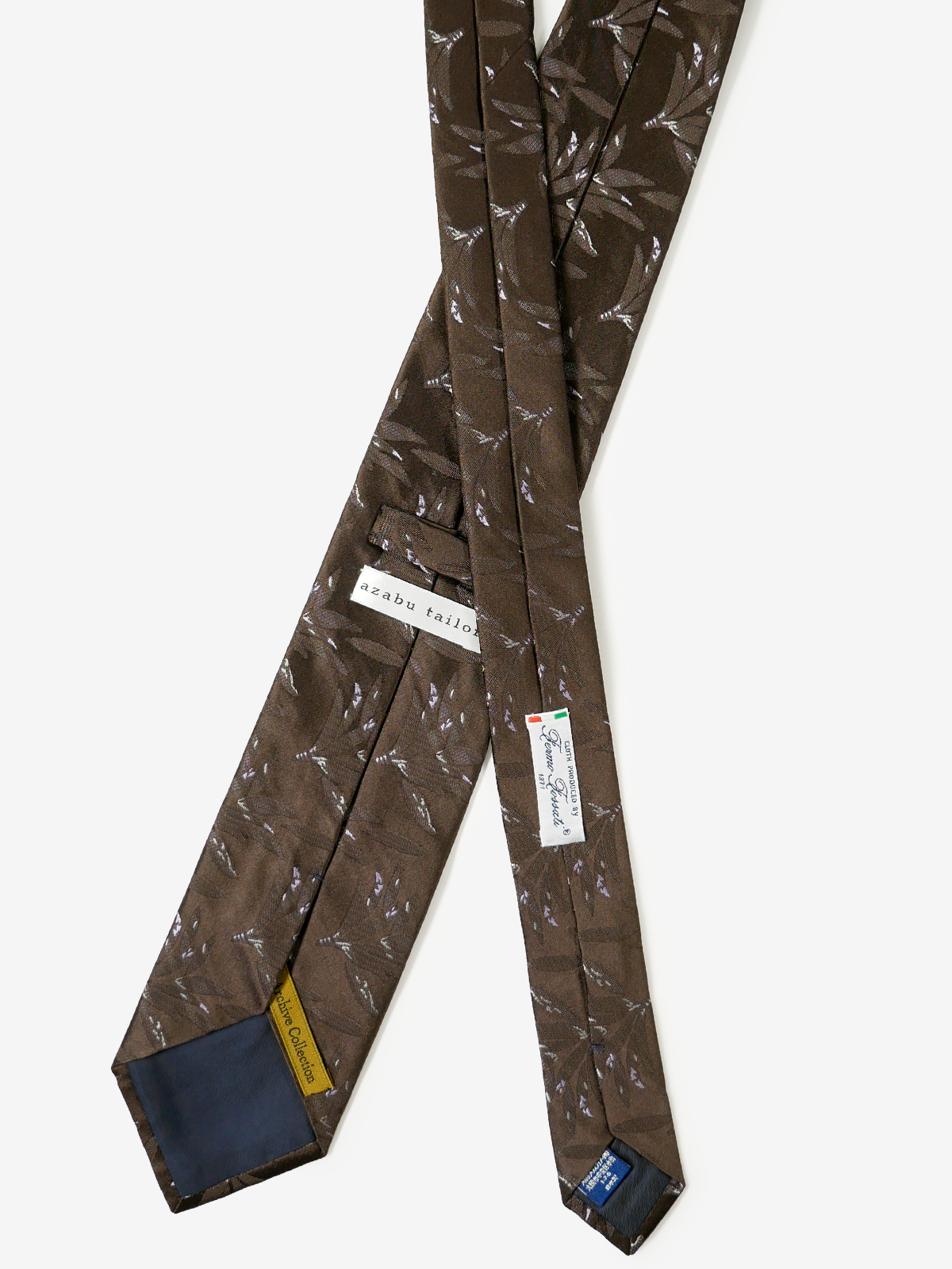 Fermo Fossati｜Neat Tie｜ブラウン