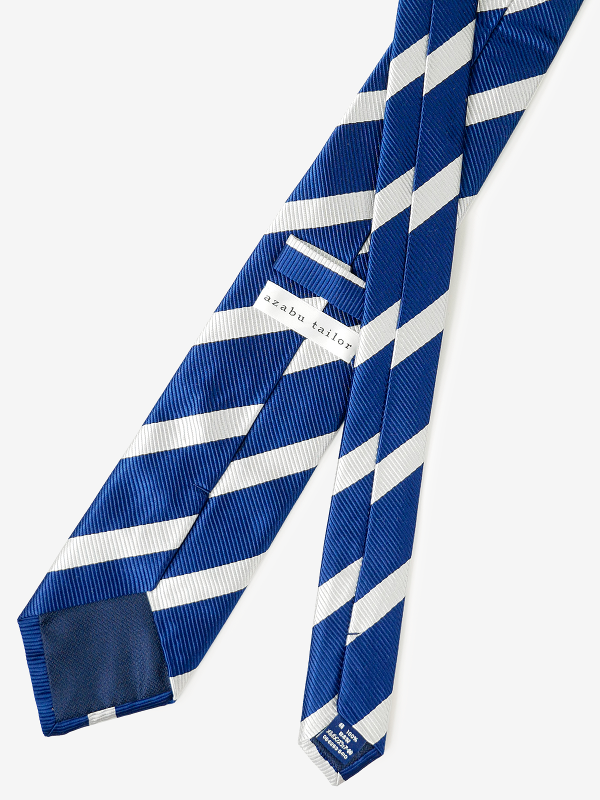 Repp Stripe Tie｜ブルー