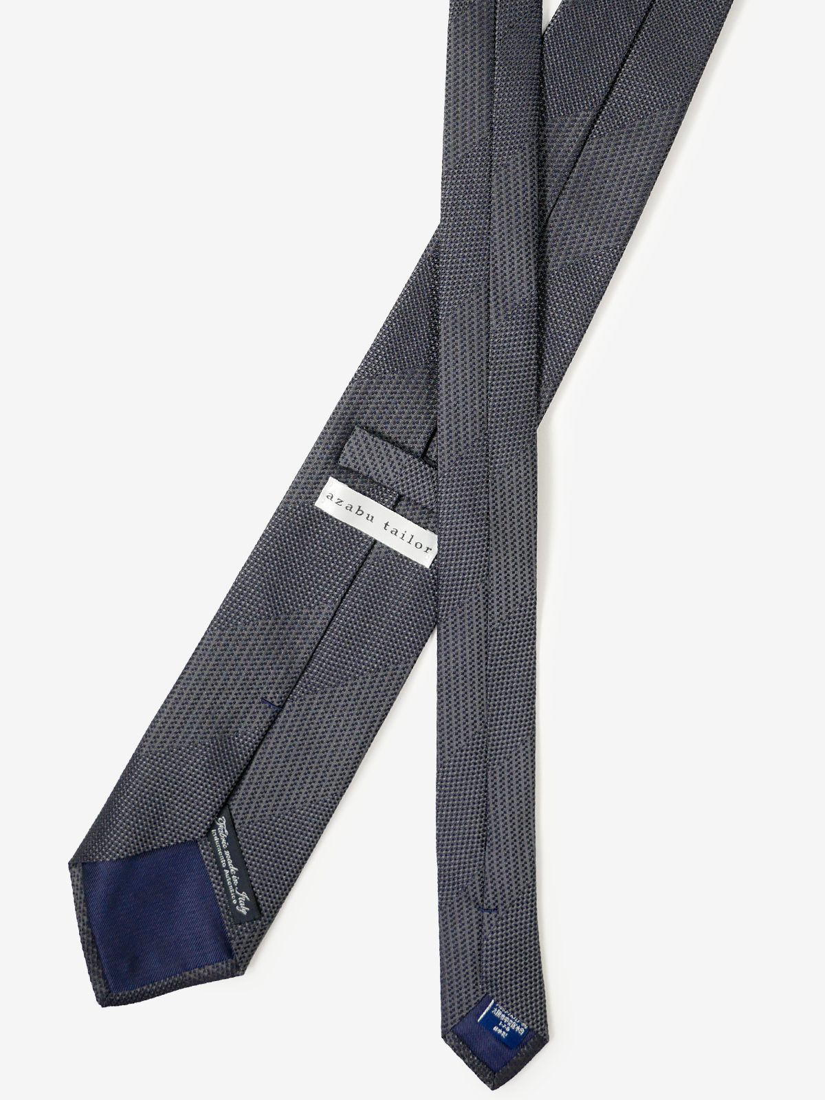 Classico Seta｜Stripe Tie｜グレー