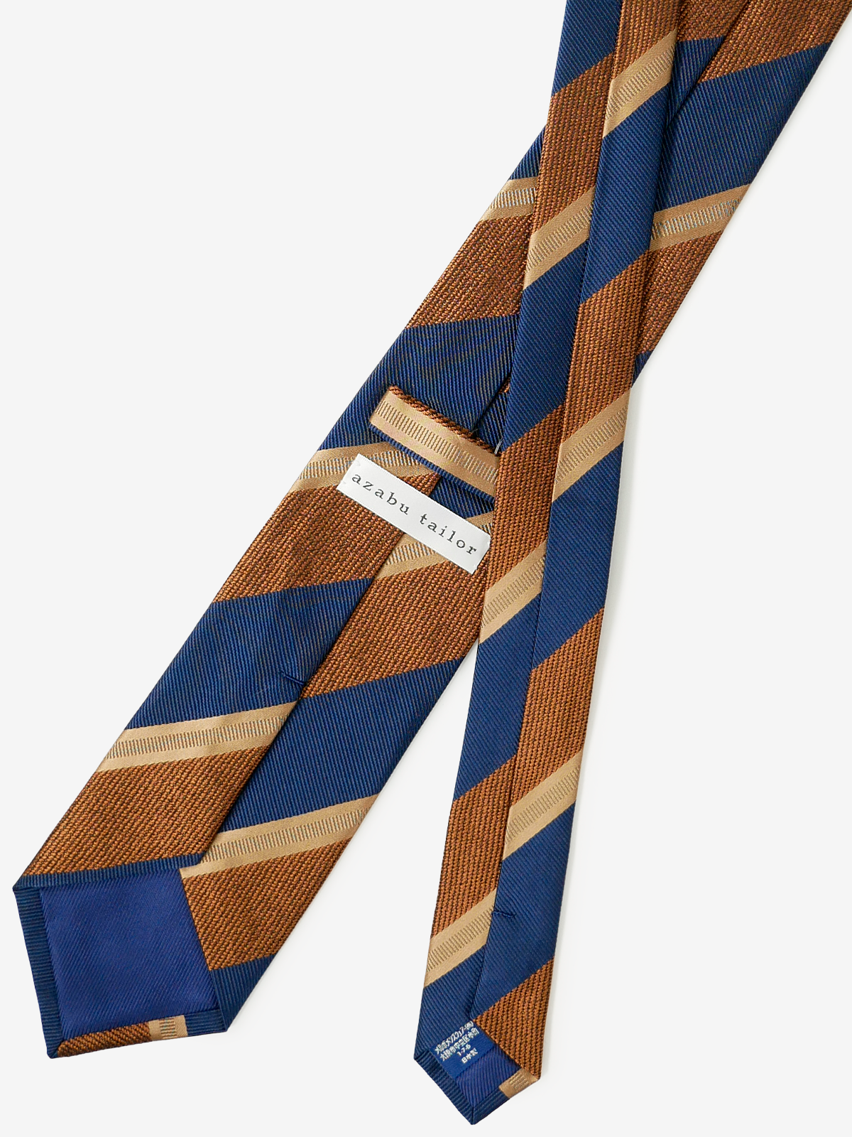Striped Neat Tie｜ブラウン
