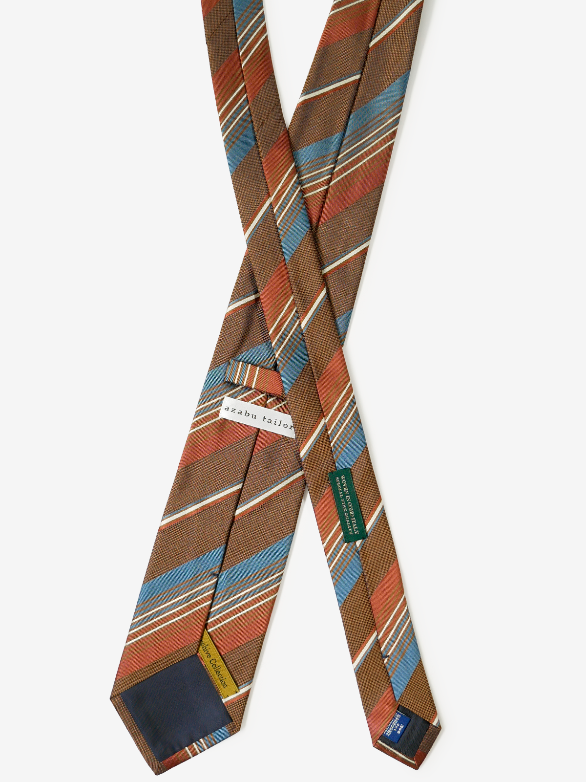 Canepa｜Stripe Tie｜ブラウン