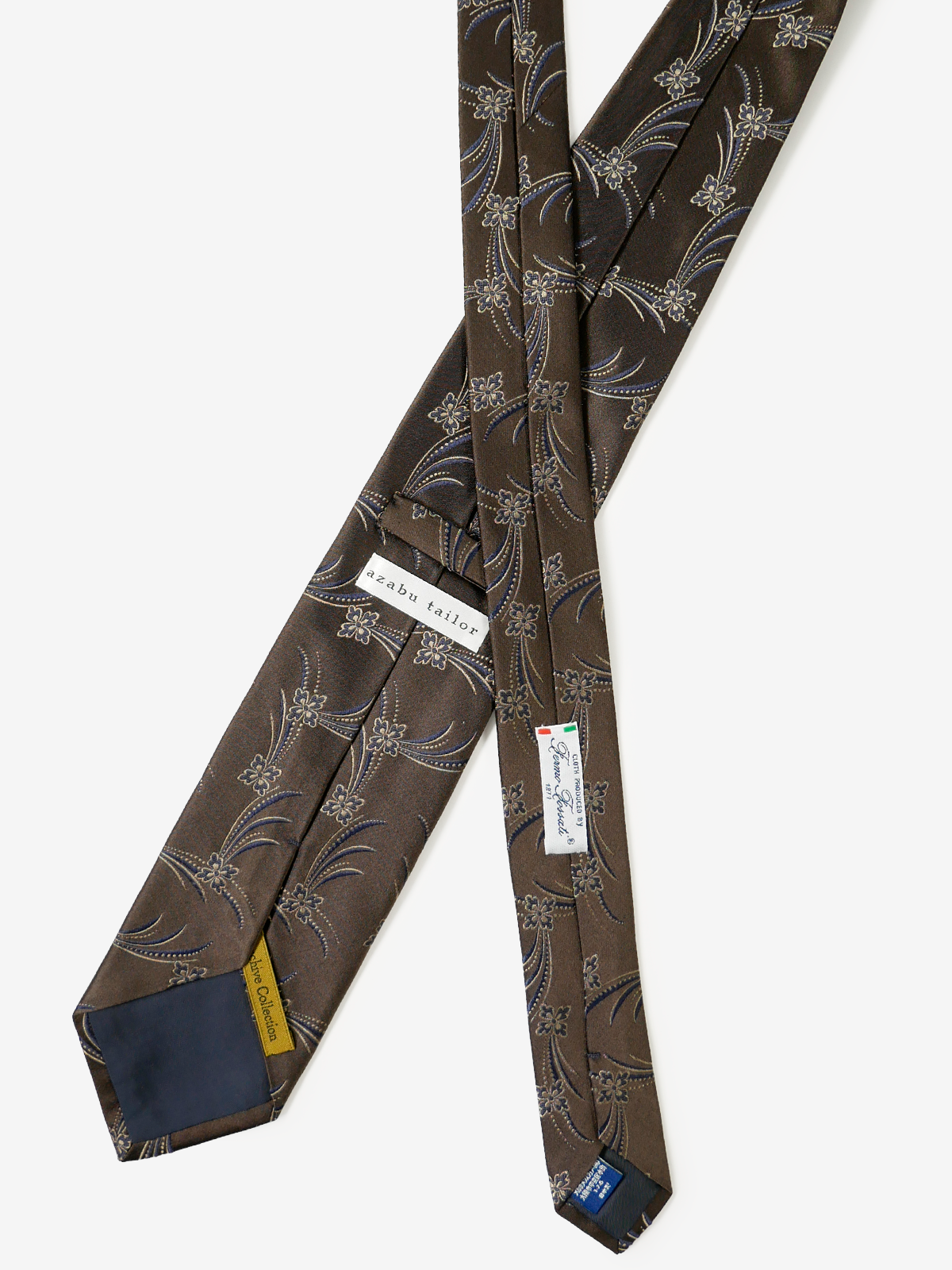 Fermo Fossati｜Neat Tie｜ブラウン