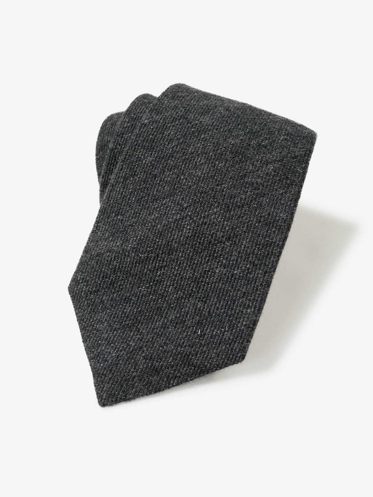 Cashmere Wool Tie｜チャコールグレー