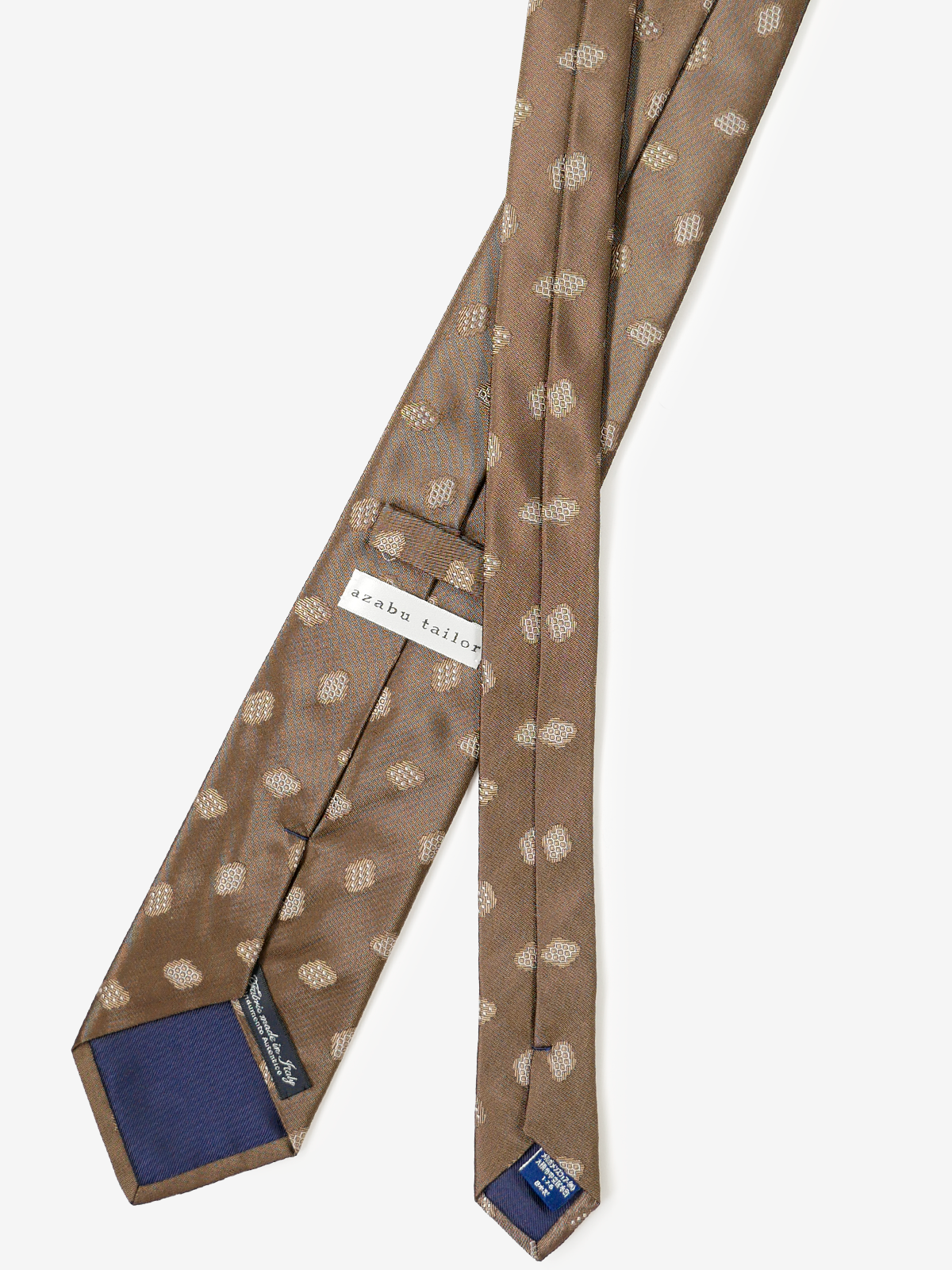 Classico Seta｜Beehive Neat Tie｜ブラウン