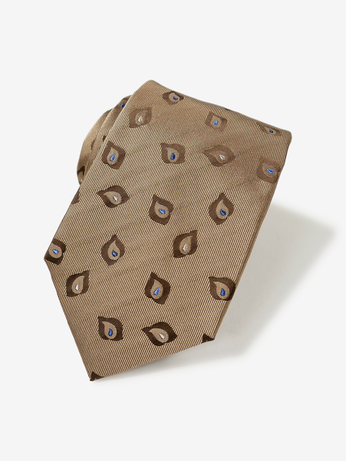 Classico Seta｜Paisley Neat Tie｜ベージュ