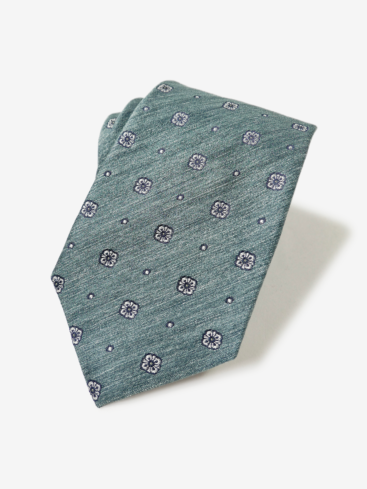 Classico Seta｜Neat Tie｜グリーン