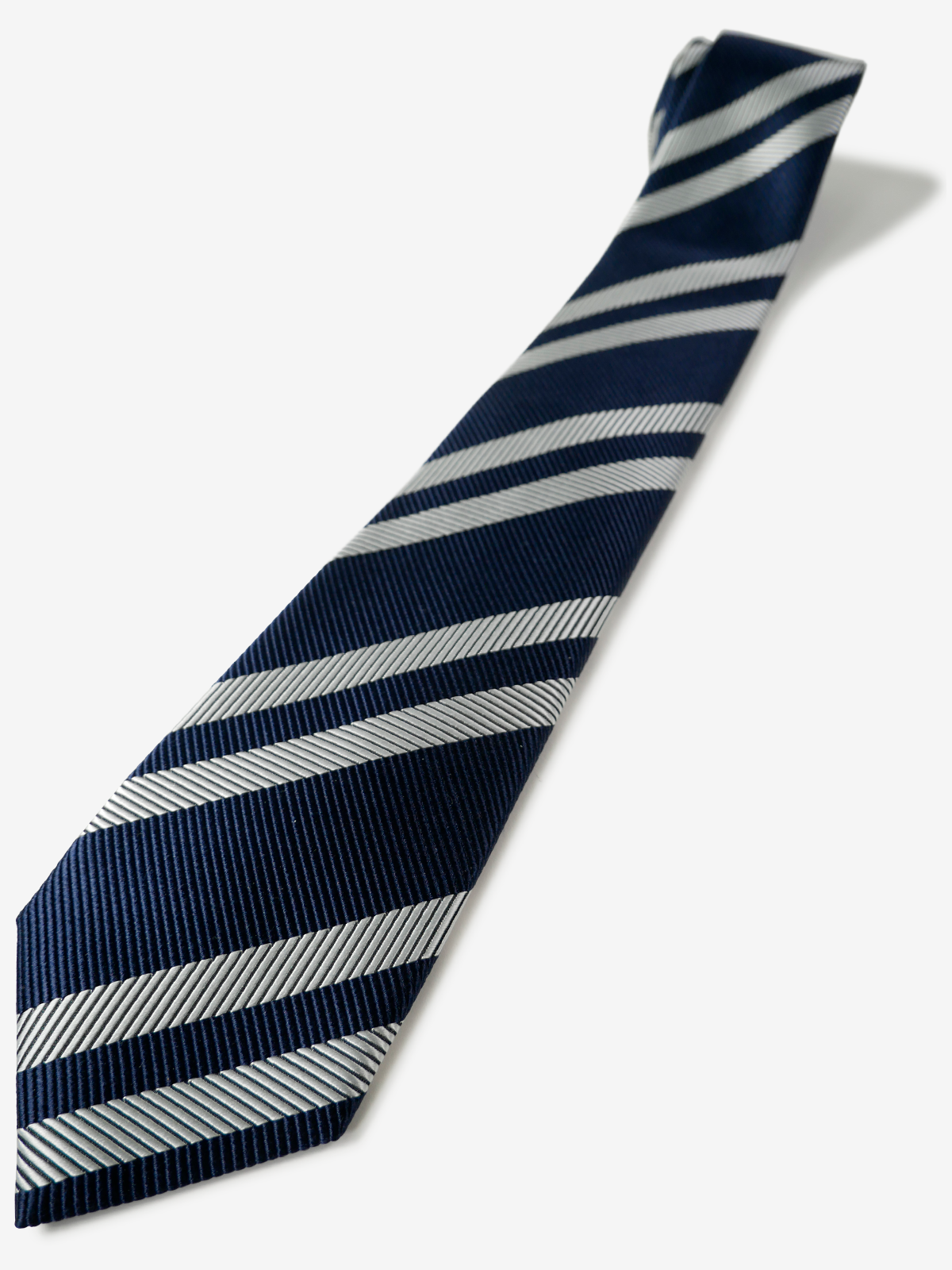 Azabu Tailor 25th Stripe Tie｜ネイビー