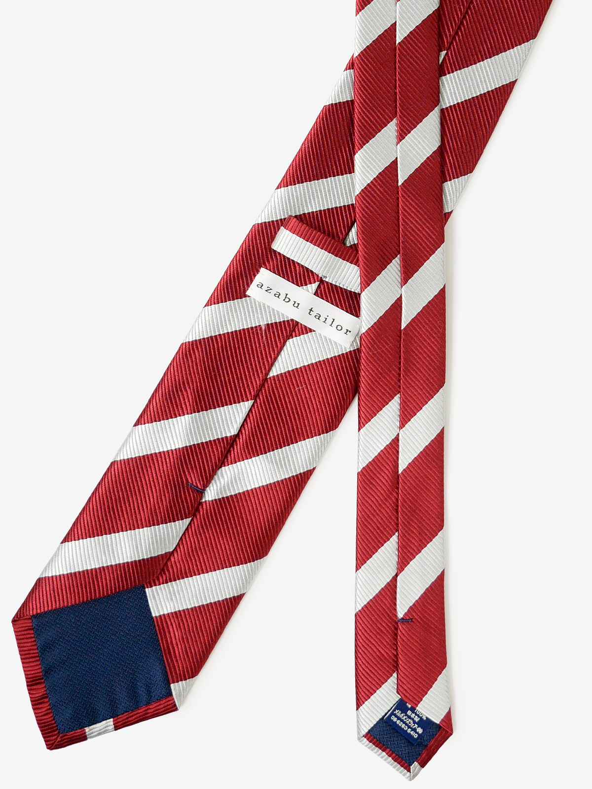 Repp Stripe Tie｜レッド