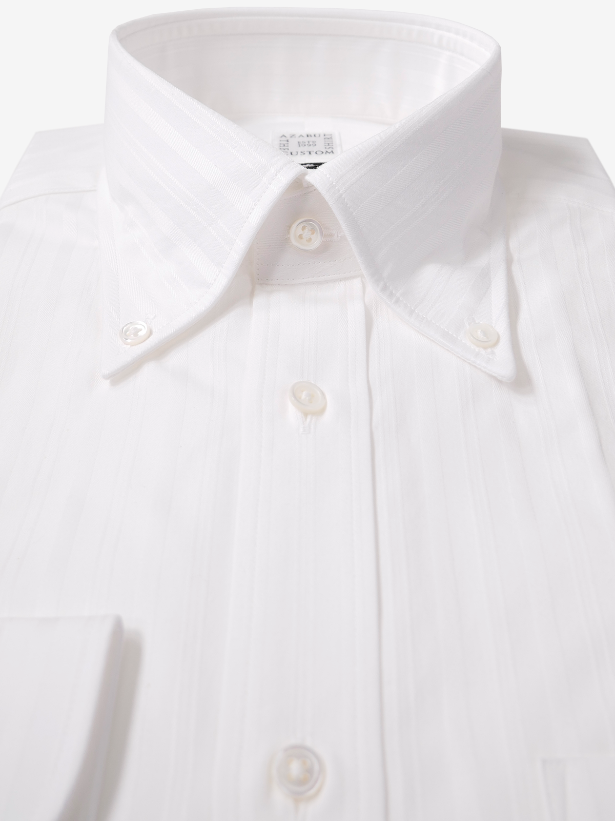 Striped Slim Fit Shirt｜ホワイト