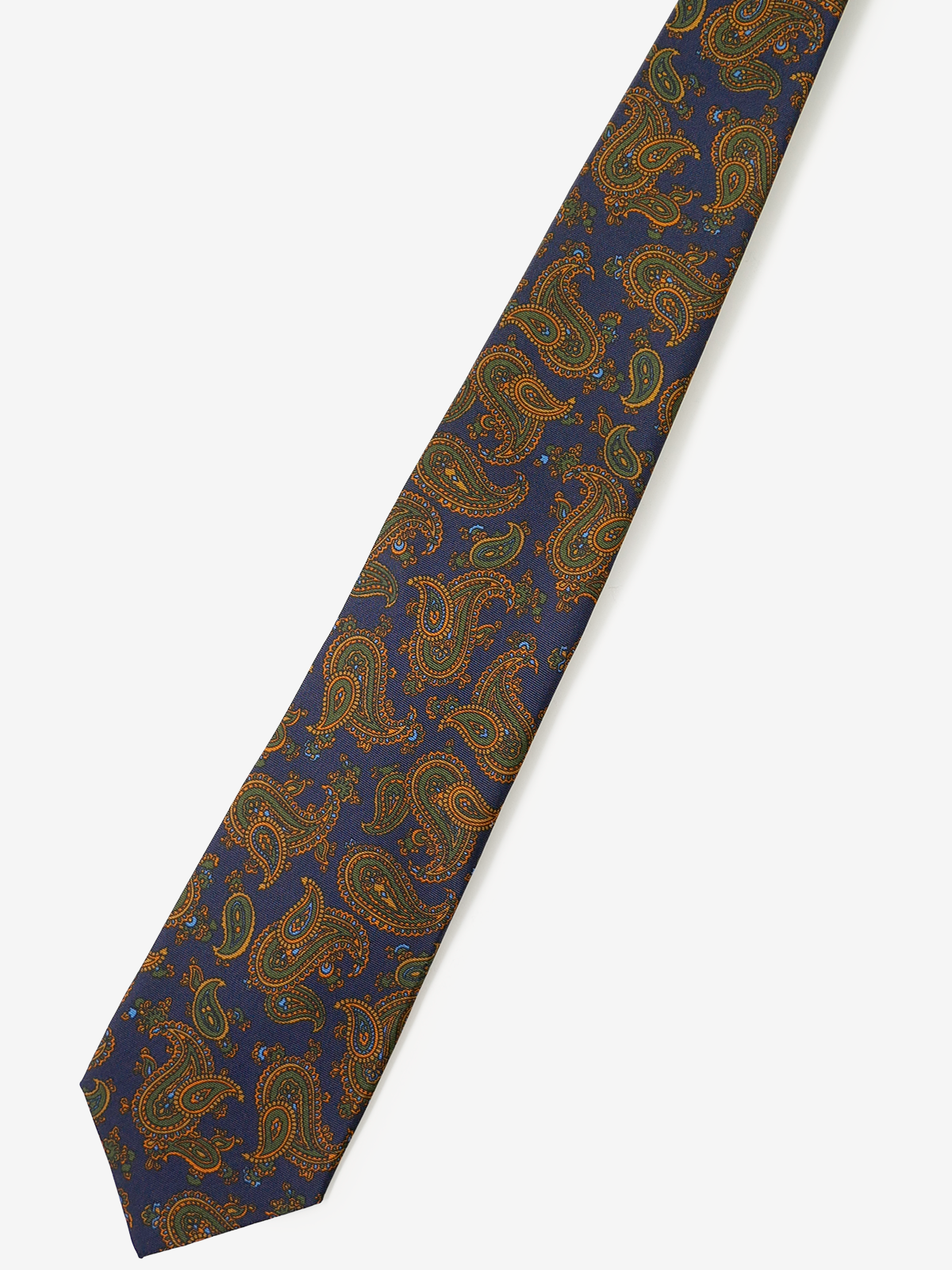 ROBERT KEYTE｜Paisley Tie｜ネイビー