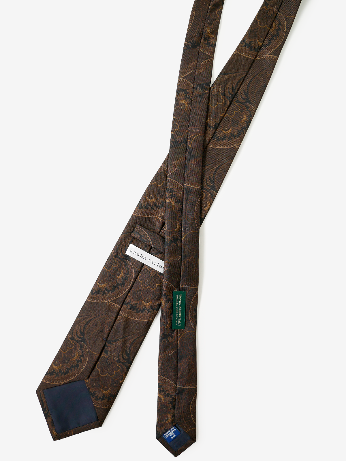 Molinelli｜Paisley Tie｜ブラック