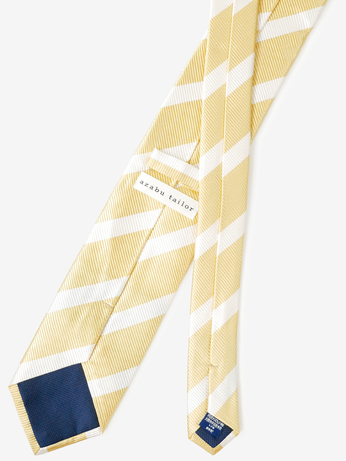 Repp Stripe Tie｜イエロー