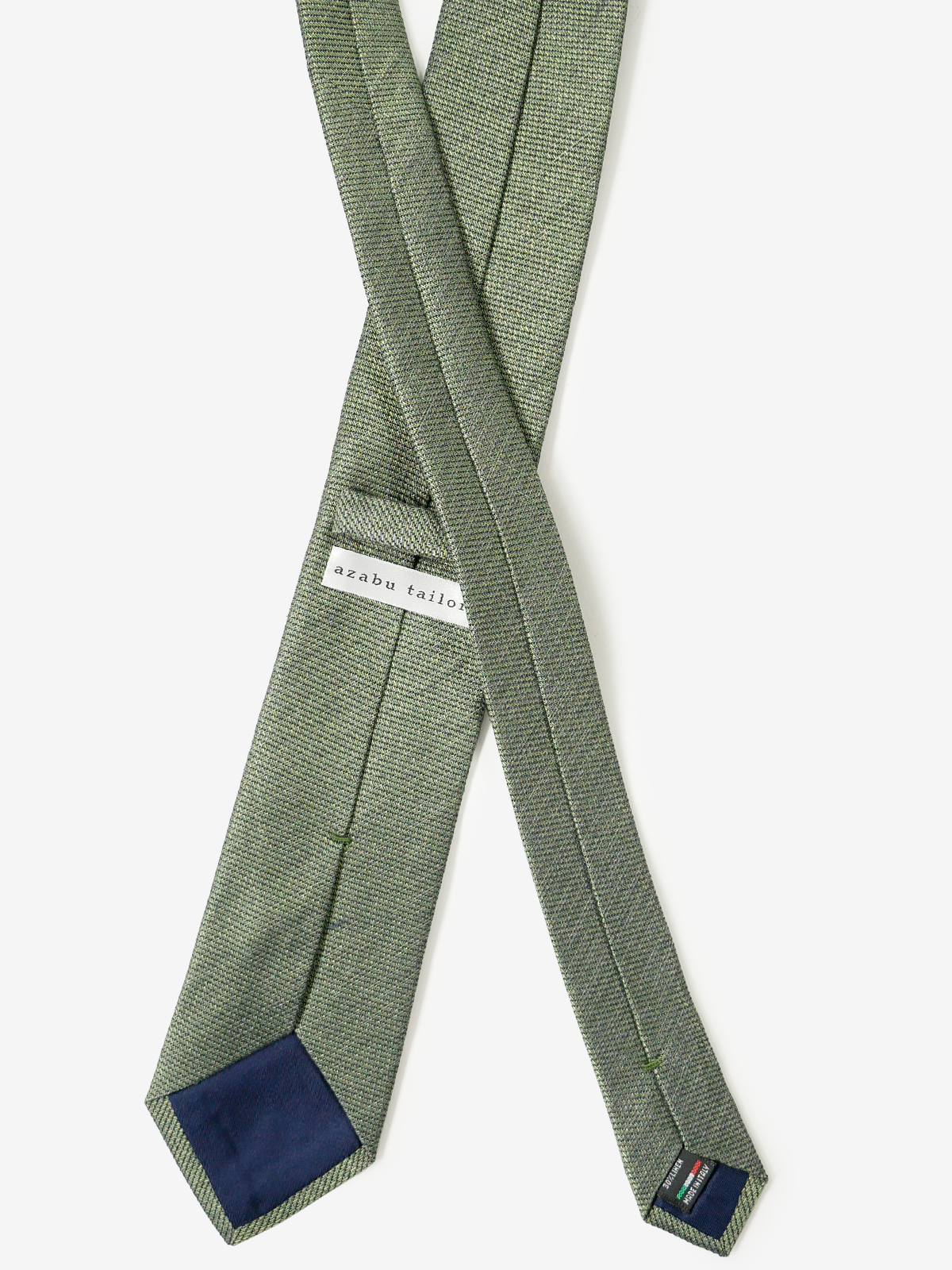 Classico Seta｜Solid Tie｜グリーン