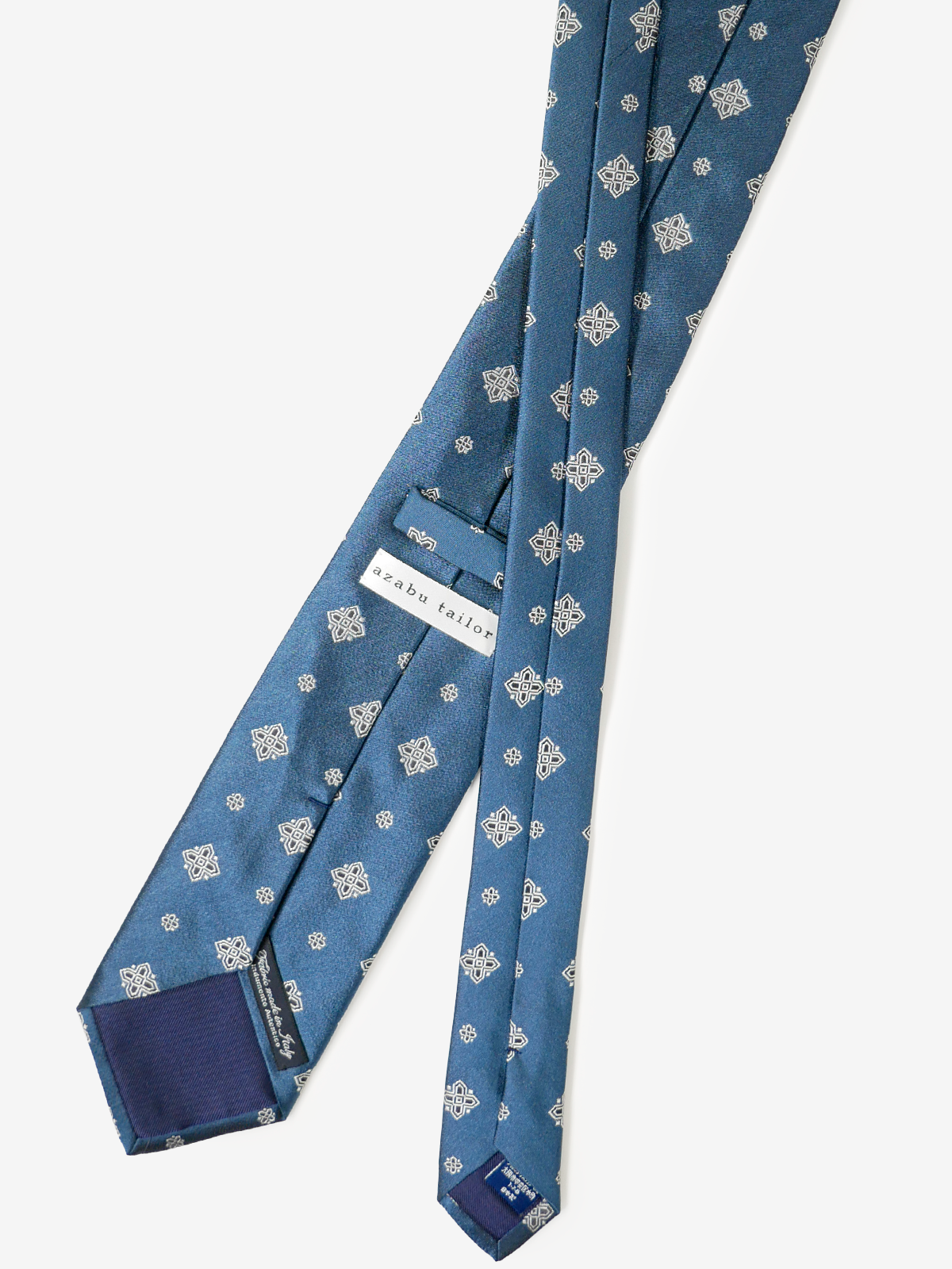Classico Seta｜Medallion Tie｜ブルー