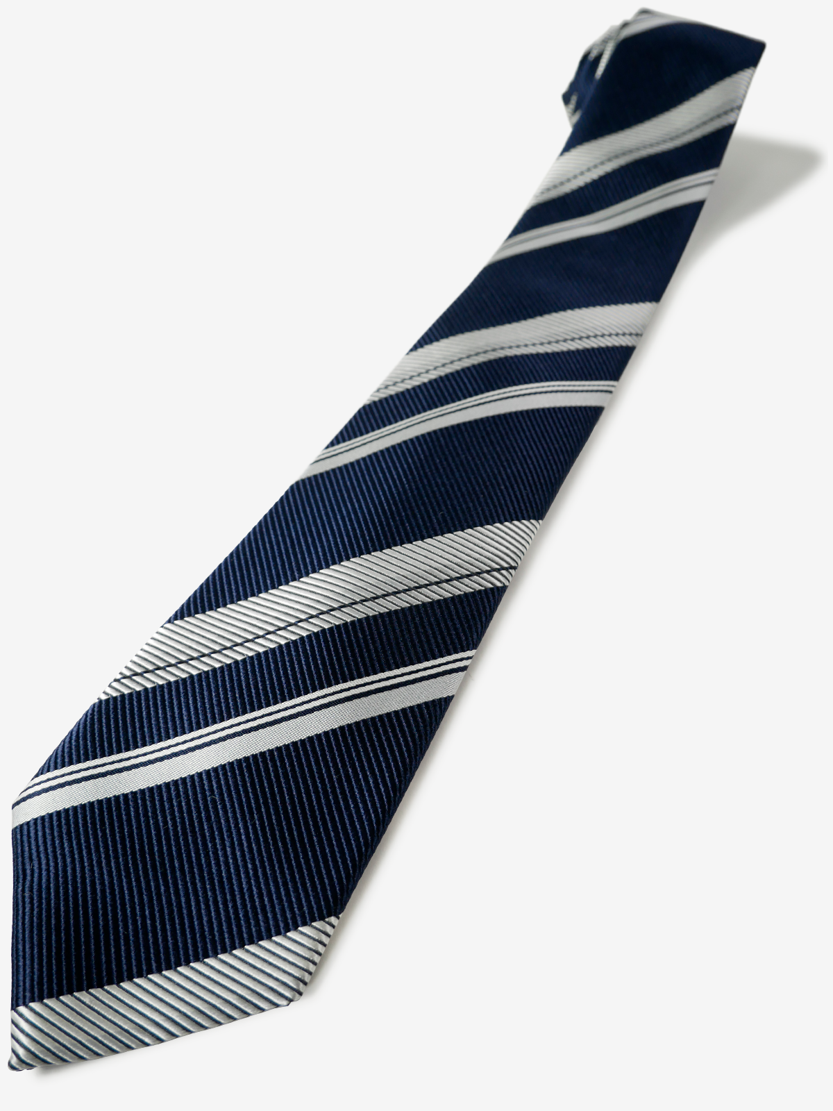 Azabu Tailor 25th Stripe Tie｜ネイビー