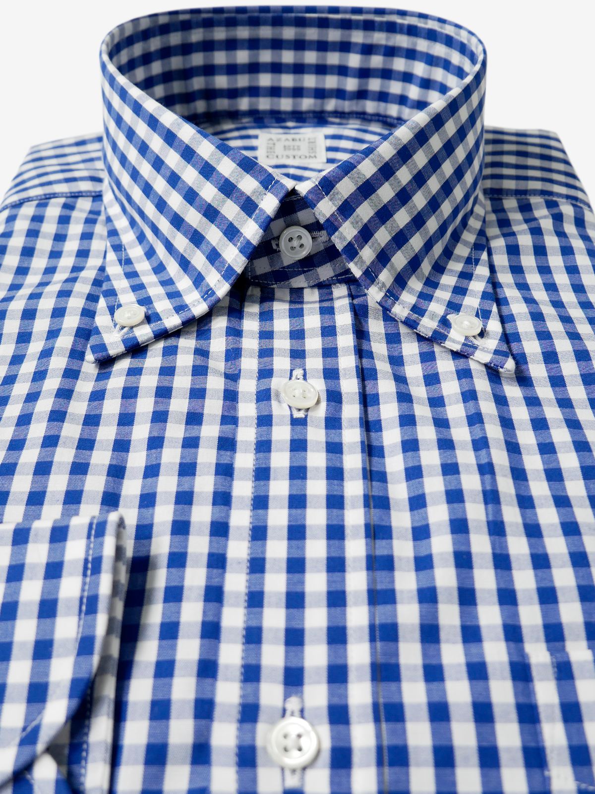 Checked Classic Fit Shirt｜ネイビー