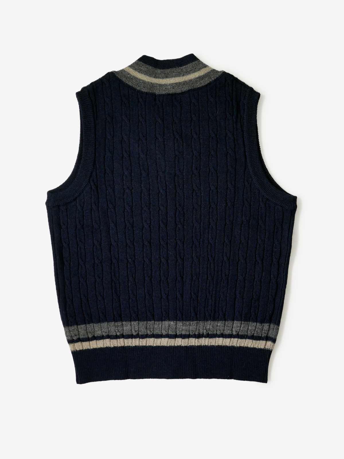 Wool Sweater Vest｜ネイビー