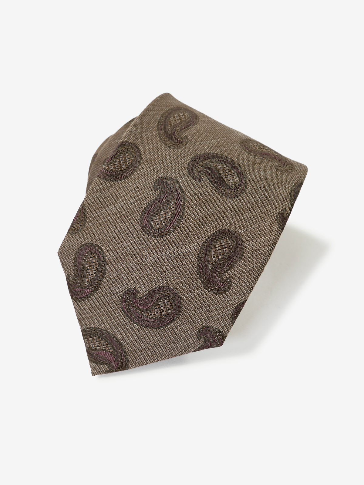 Fermo Fossati｜Paisley Tie｜ベージュ
