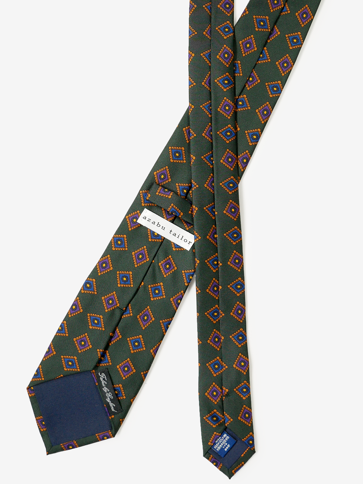 ROBERT KEYTE｜Medallion Tie｜グリーン